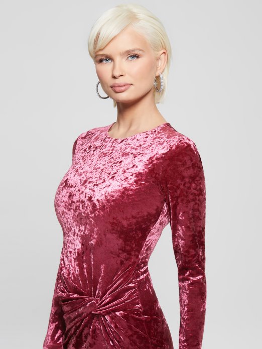 Tragic Stone 34\\ Sophie Baršunasta Haljina Guess Shopping